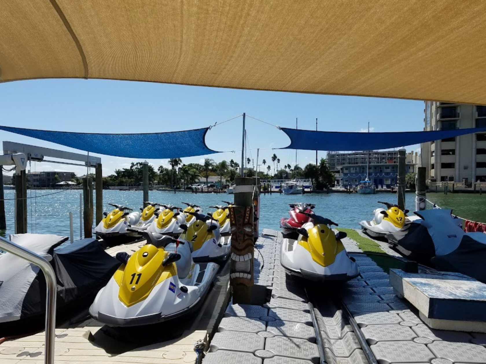 a boat sitting on top of a table